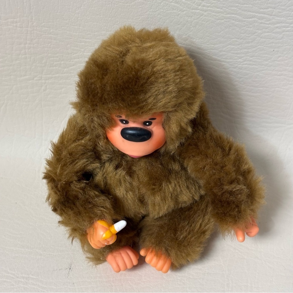 Vintage 1980s Baby Gonga Thumb Sucking Plush Gorilla - Picture 2 of 7